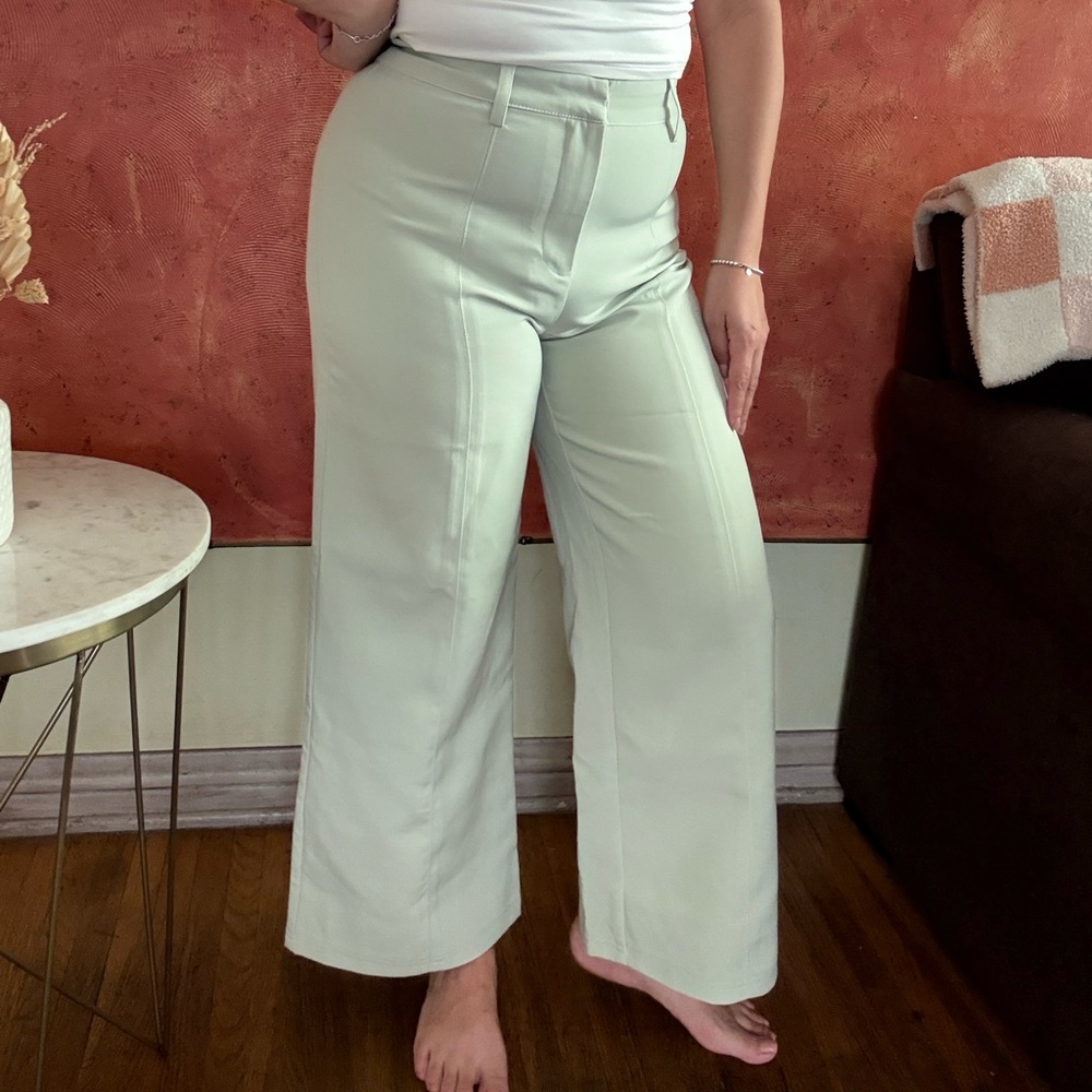 Avec Les Filles sage Wide Leg Pants